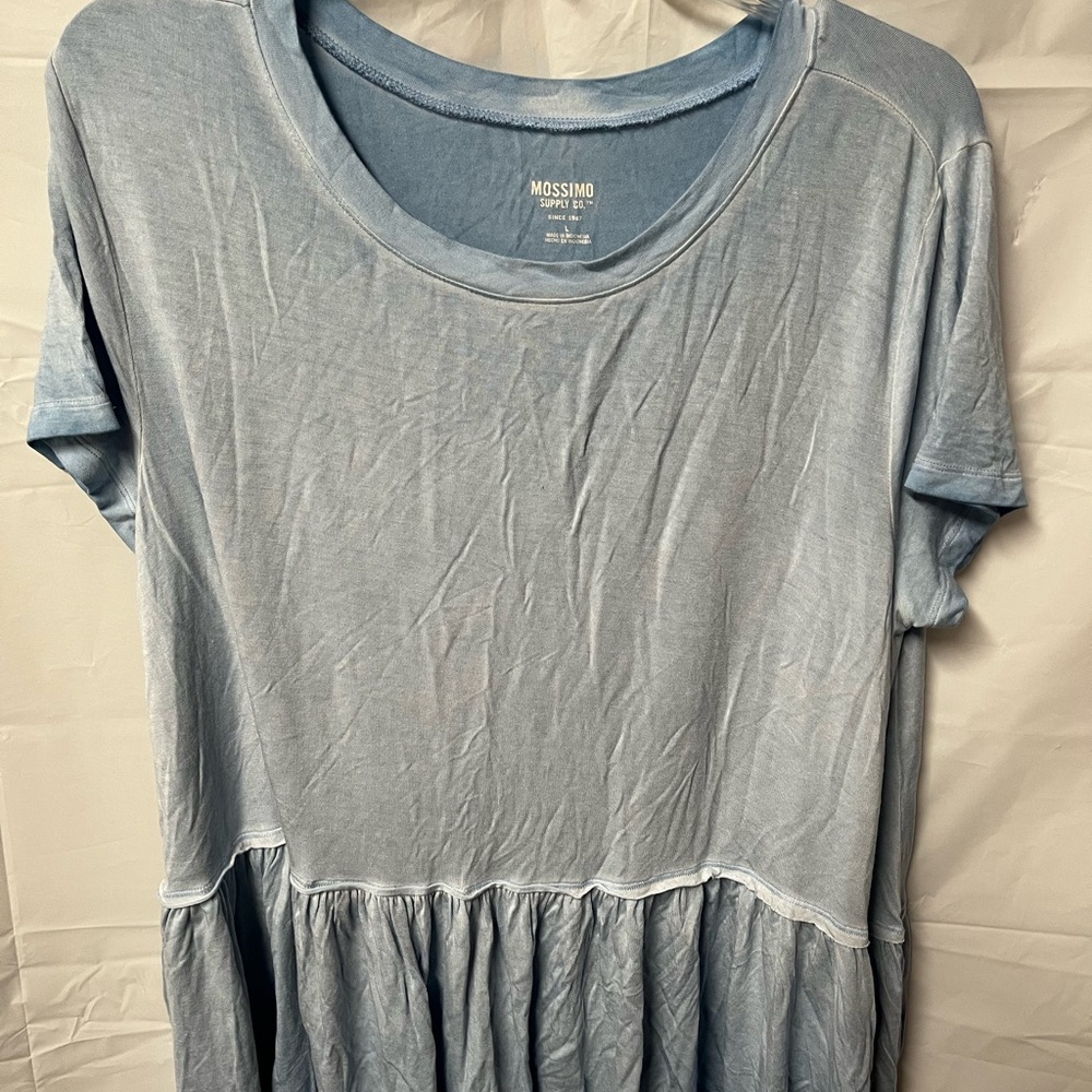 Mossimo Supply Co. Light Blue Short Sleeve Top